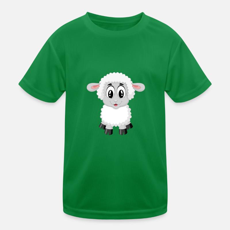 Lamm süß Kinder Kinder Funktions-T-Shirt
