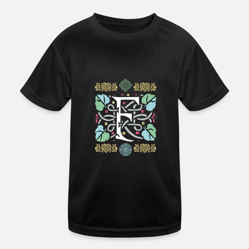 F Kinder Funktions-T-Shirt