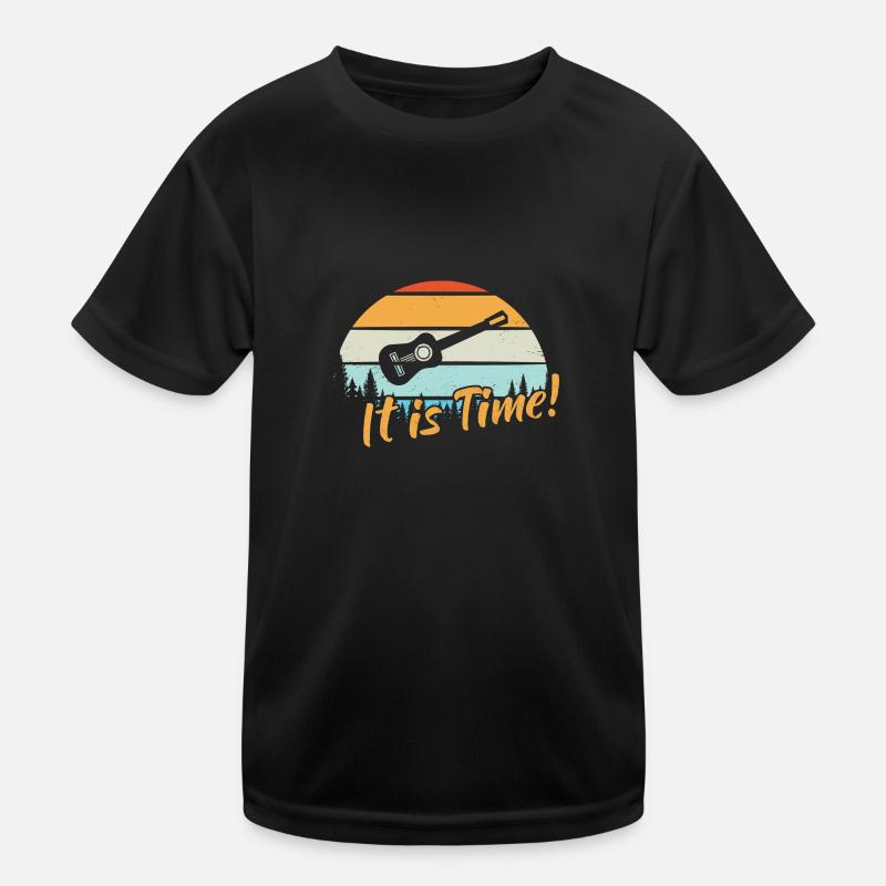 It is Time / Gitarre Kinder Funktions-T-Shirt