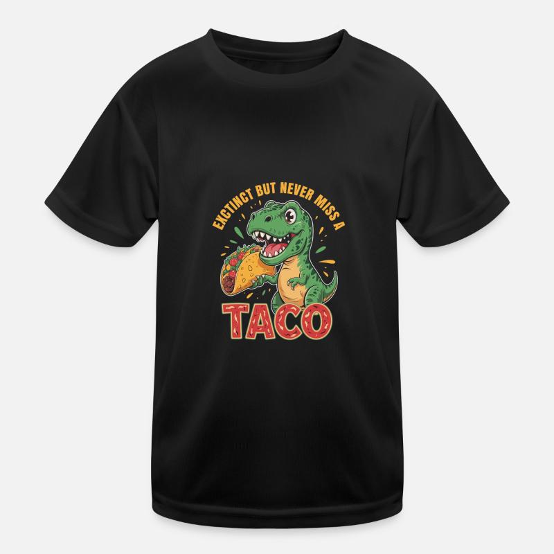 Dinosaurier lieben Tacos Cinco de Mayo design Kinder Funktions-T-Shirt