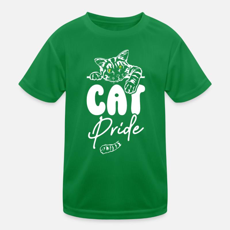 Cat Pride Kinder Funktions-T-Shirt