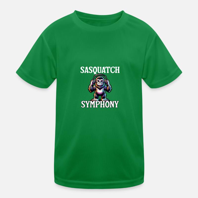 Sasquatch Symphony Kids Functional T-Shirt