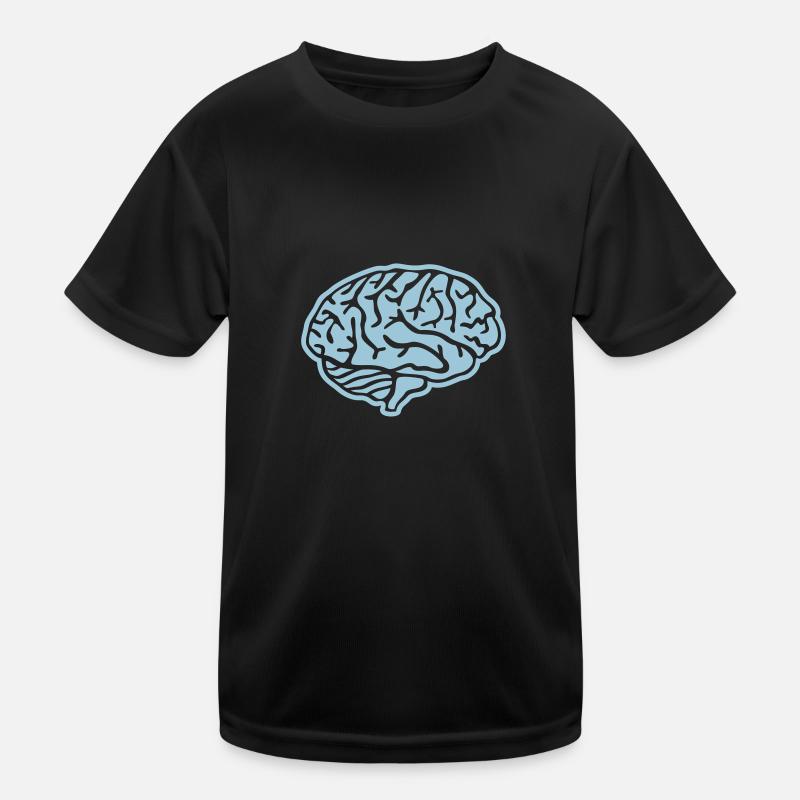 Brain - Kids Functional T-Shirt - black