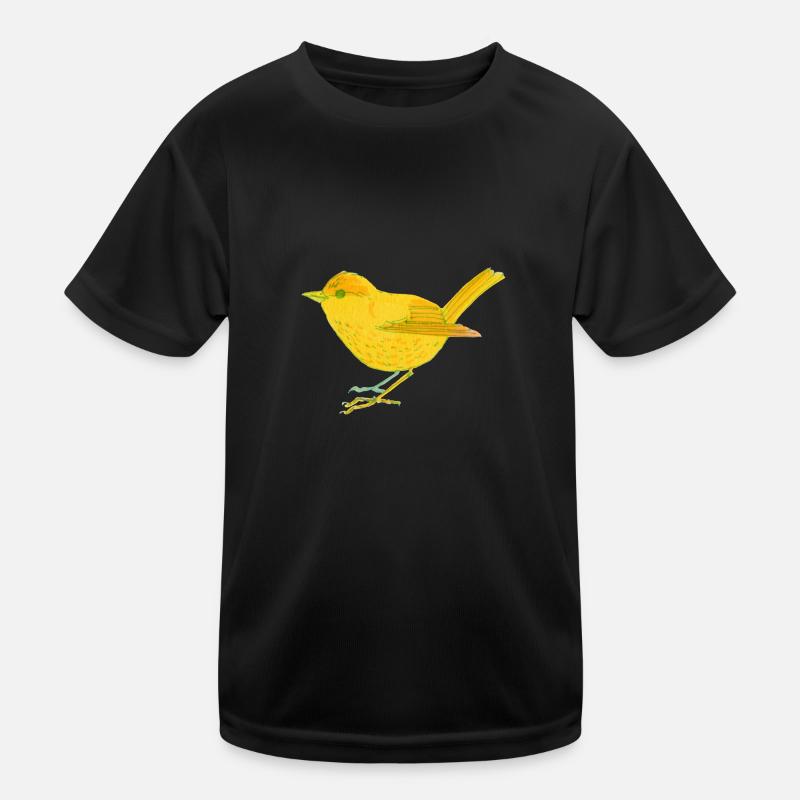 Oiseau jaune T-shirt sport Enfant