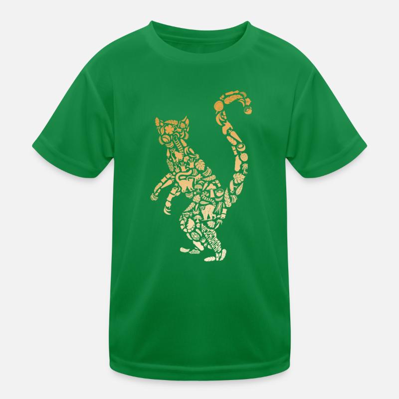 Lemuren Madagaskar Katta Zootier Mädchen Lemur Kinder Funktions-T-Shirt