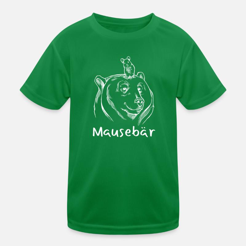 Mausebär Valentinstag Partner Beziehung Kinder Funktions-T-Shirt