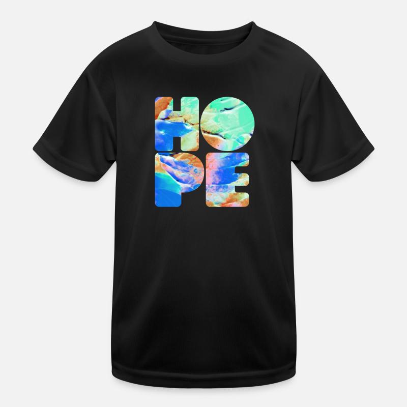HOPE bunt Kinder Funktions-T-Shirt