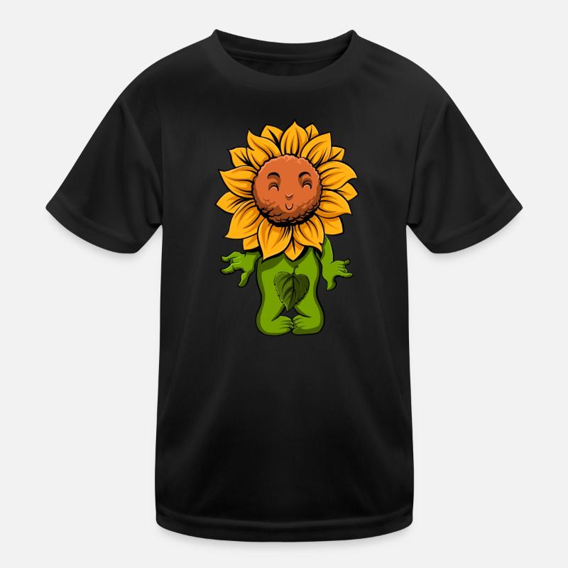 Sonnenblume Kinder Funktions-T-Shirt