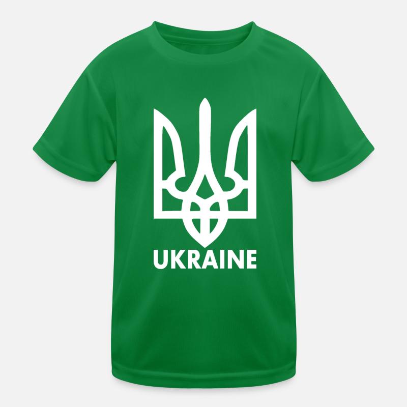 Ukraine Kinder Funktions-T-Shirt