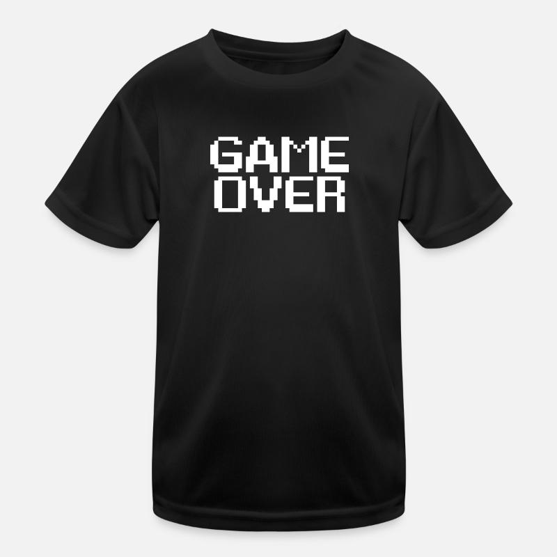Fin de partie de jeu style retro - GAME OVER T-shirt sport Enfant