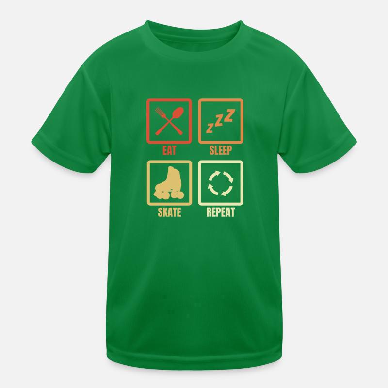 Manger, dormir, patin à roulettes T-shirt sport Enfant