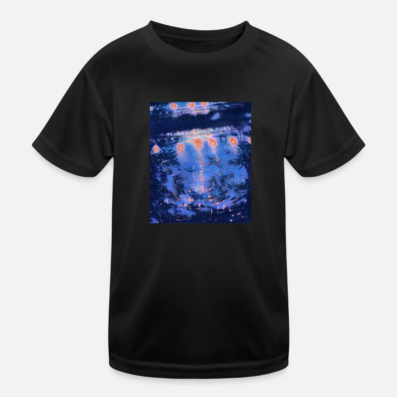 Raindrops in the City Kids Functional T-Shirt