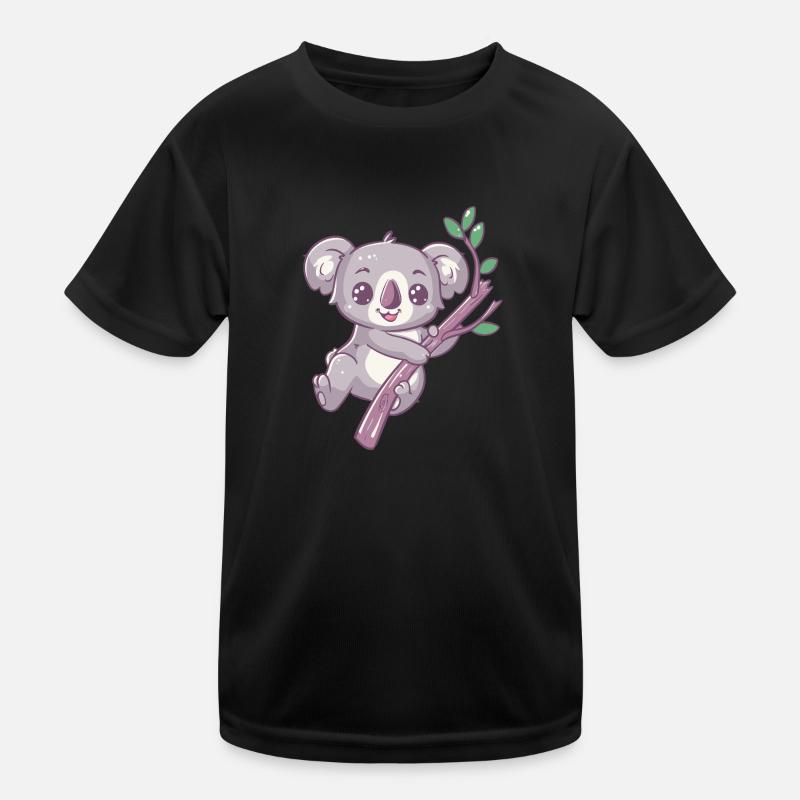happy koala bear koala Kids Functional T-Shirt