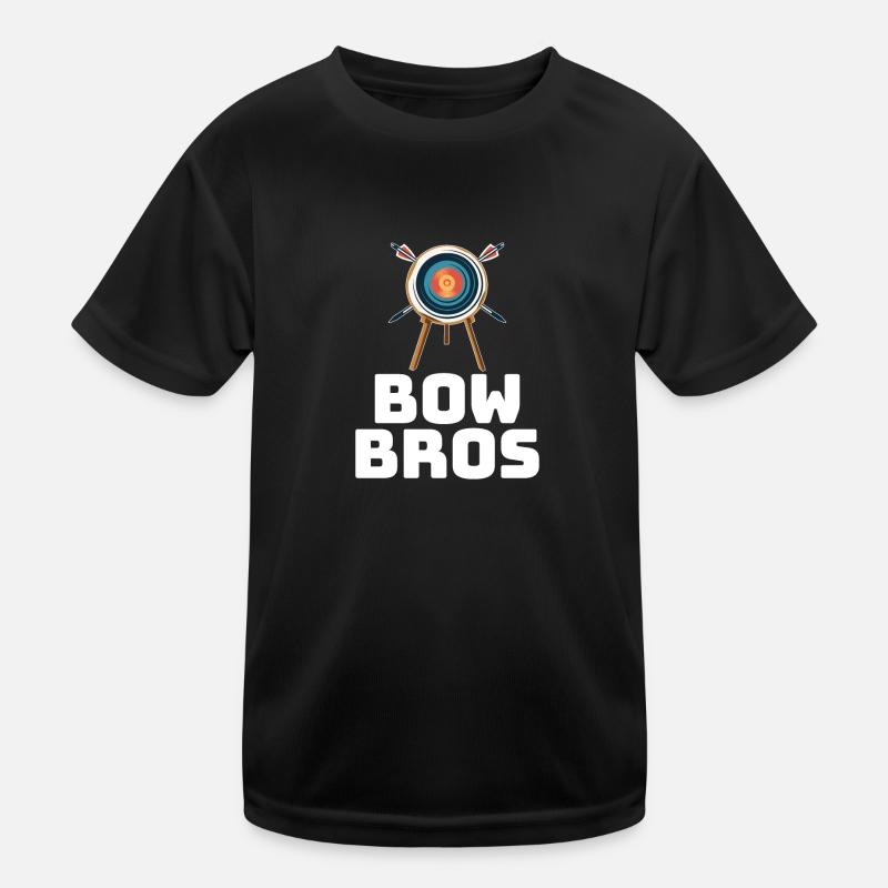 Archer Archery Arrow Archery Archery - Kids Functional T-Shirt - black