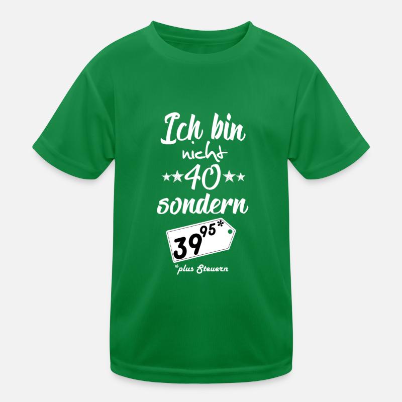 40. Geburtstag Kinder Funktions-T-Shirt