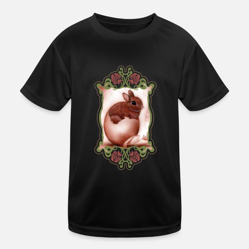 Osterhase Kinder Funktions-T-Shirt