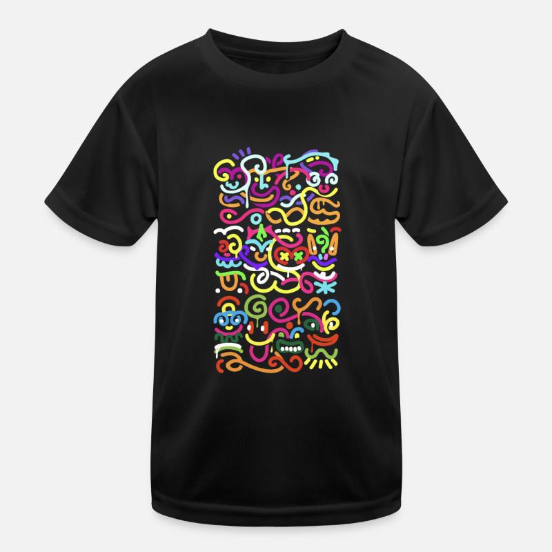 Abstract totem T-shirt sport Enfant