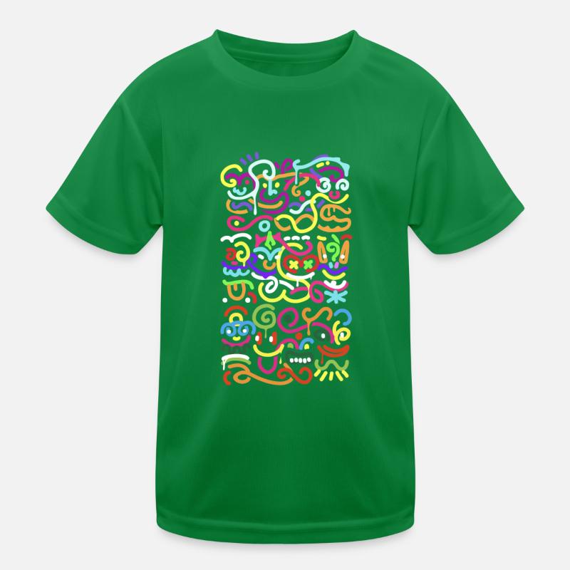 Abstract totem T-shirt sport Enfant