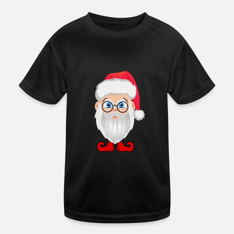 Weihnachtsmann Kinder Funktions-T-Shirt