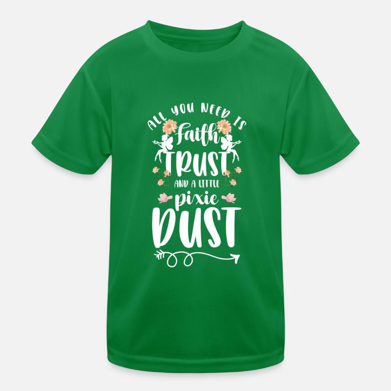 Fantasie Mädchen Magisch Prinzessin Kinder Funktions-T-Shirt