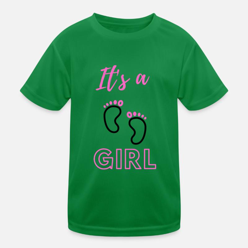 Annonce de bébé - Filles - Grossesse T-shirt sport Enfant