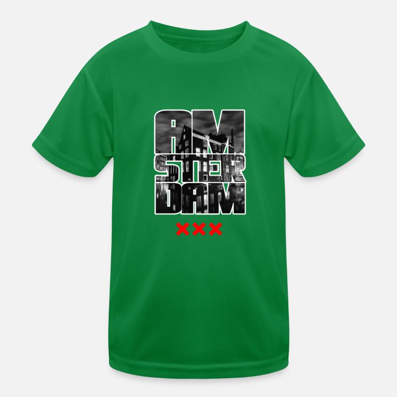 AMSTERDAM Kinder Funktions-T-Shirt