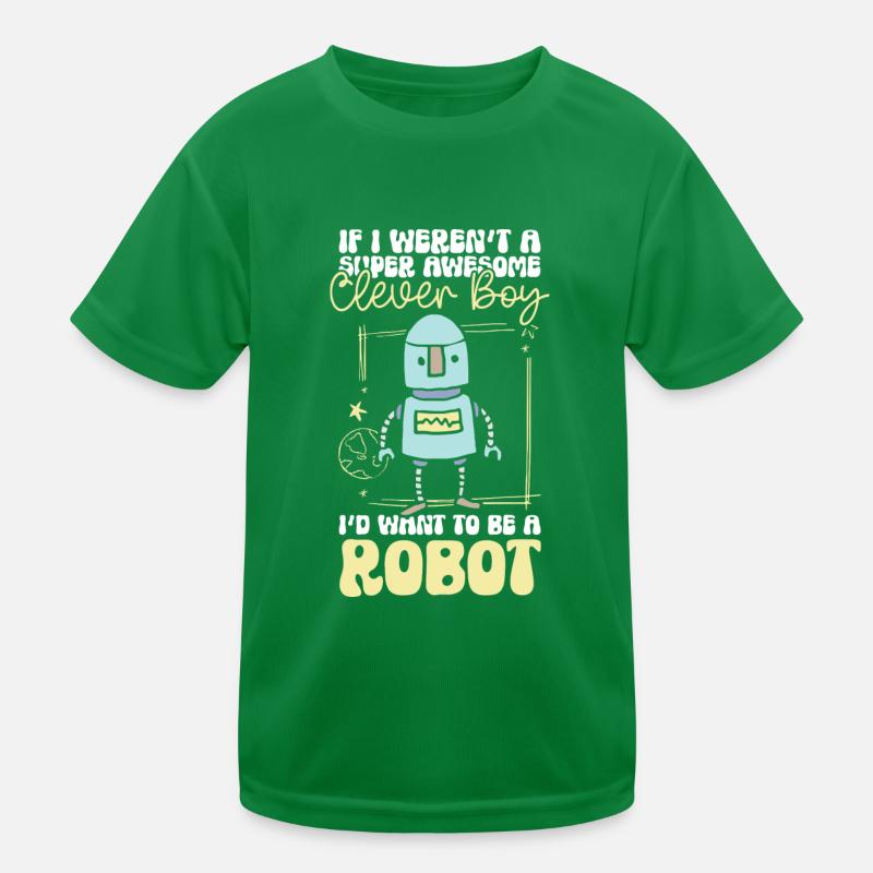 Technicien en robotique mécanique Android T-shirt sport Enfant