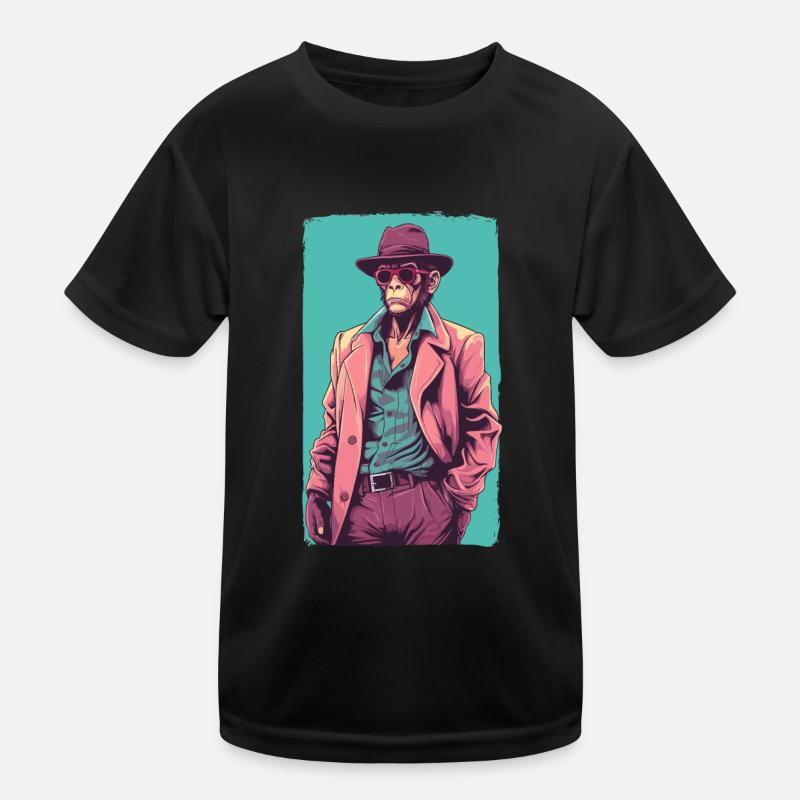 Singe de la mode T-shirt sport Enfant