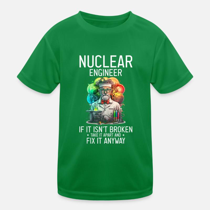 Nuklearplan Design für Kernenergie und Kernkraft Kinder Funktions-T-Shirt