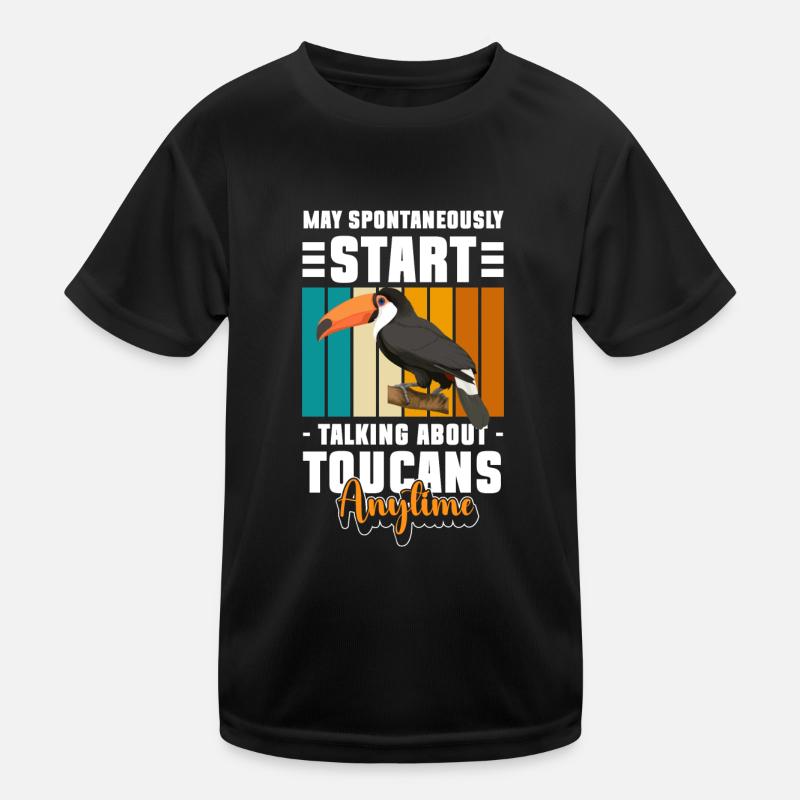 Tukan Regenwald Amazonas Südamerika Kinder Funktions-T-Shirt