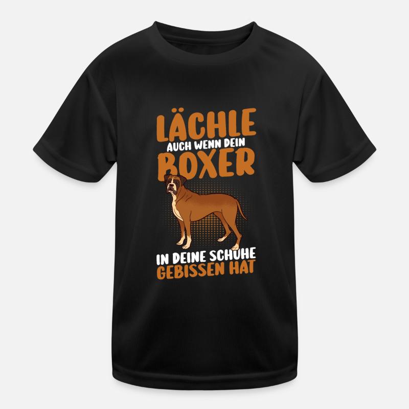 Dog German Boxer Kids Functional T-Shirt