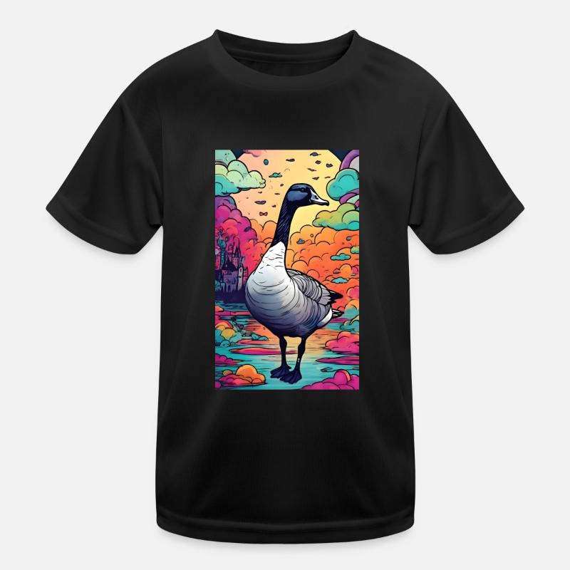 Märchenhafte Gans Gans Kinder Funktions-T-Shirt