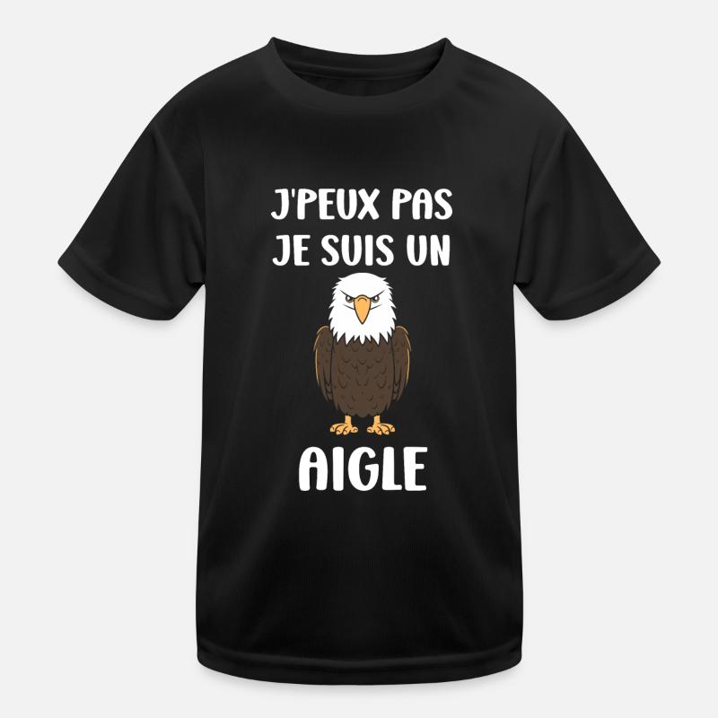 Citation humour Oiseau aigle T-shirt sport Enfant
