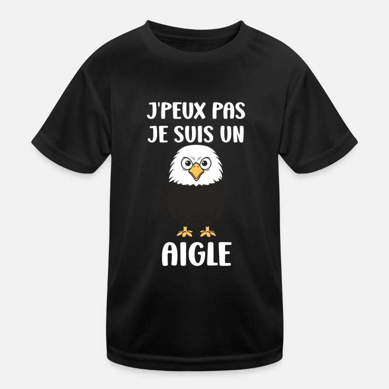 Citation humour Oiseau aigle T-shirt sport Enfant