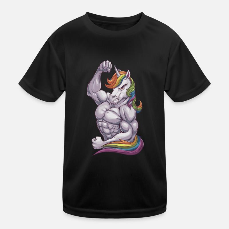 Unicorn Power Kinder Funktions-T-Shirt