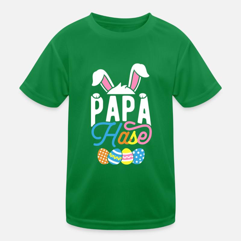 Papa Hase Kinder Funktions-T-Shirt