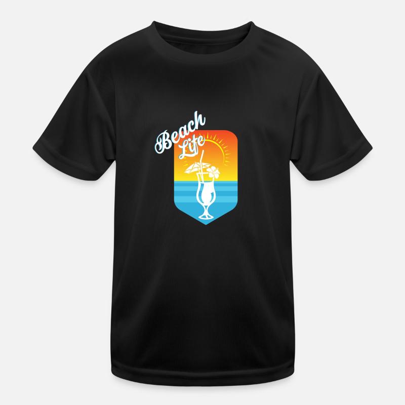 Strand Kinder Funktions-T-Shirt