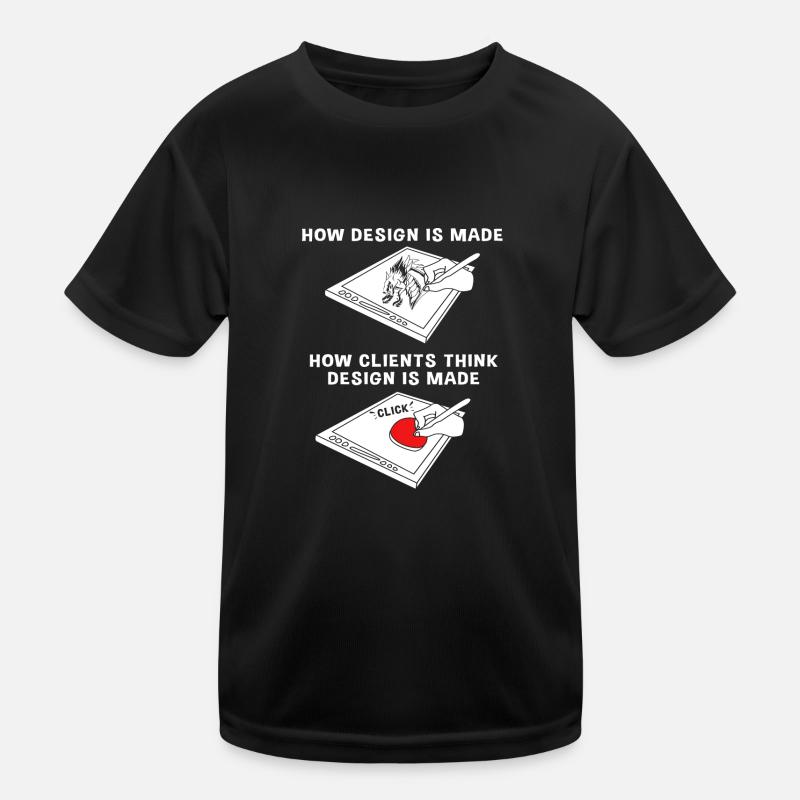 Designer T-shirt sport Enfant