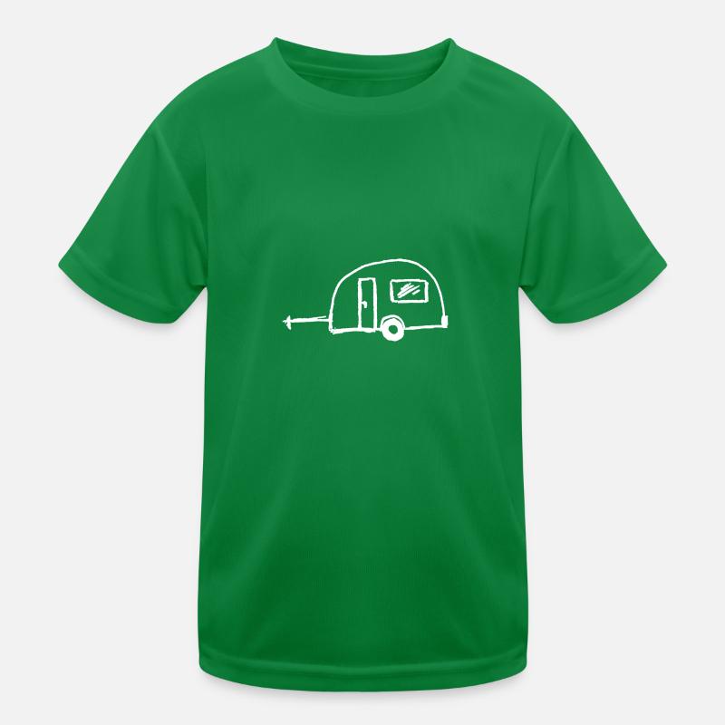 caravan drawing Kids Functional T-Shirt