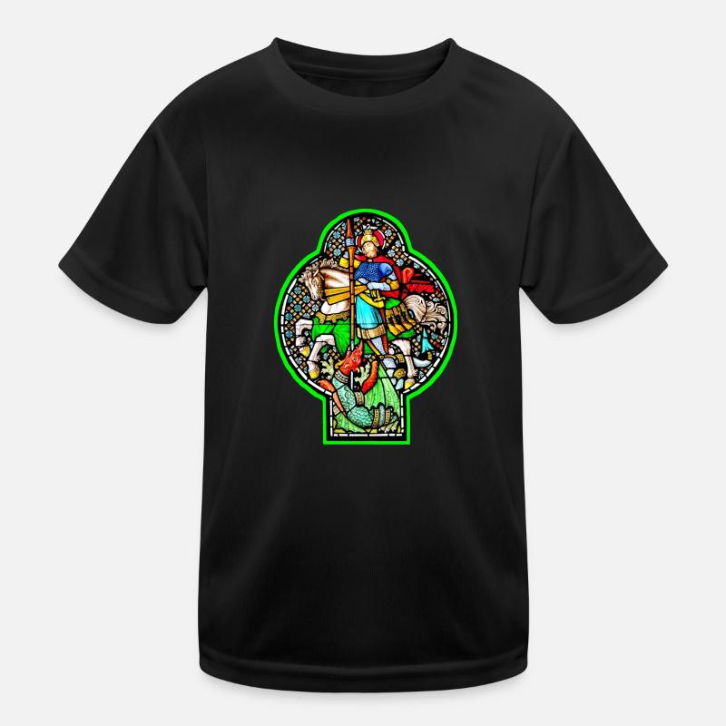 vitrail saint georg T-shirt sport Enfant