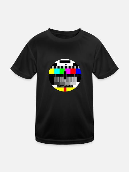 Test Image - T-shirt sport Enfant - noir - Devant
