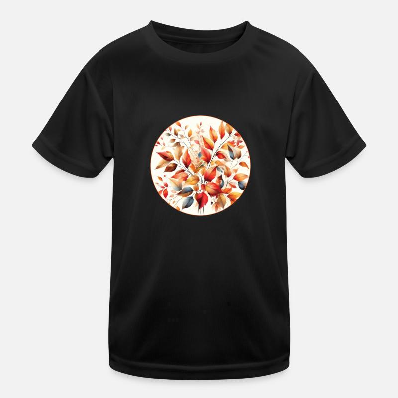 Herbstfärbung Kinder Funktions-T-Shirt