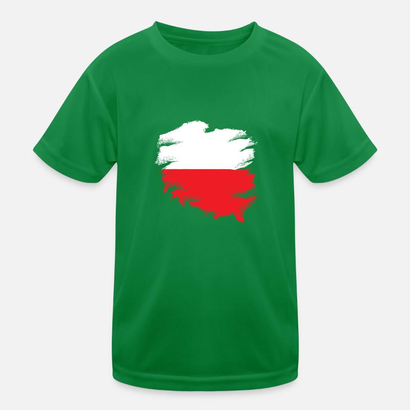 Drapeau polonais T-shirt sport Enfant