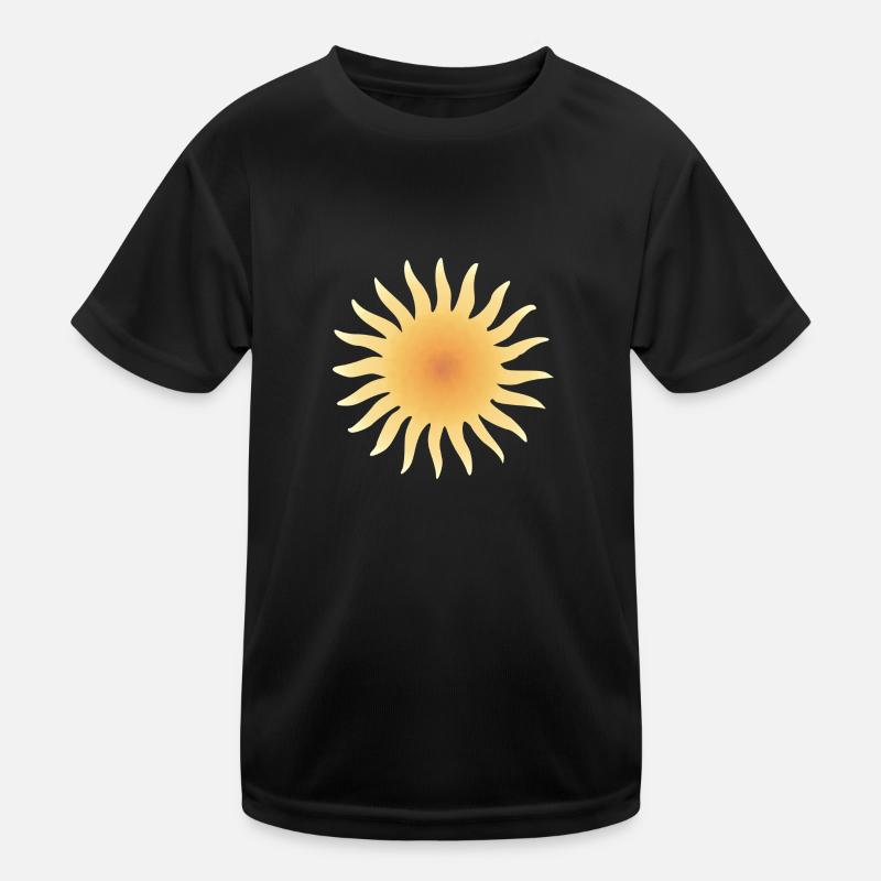 sunshine - Kids Functional T-Shirt - black