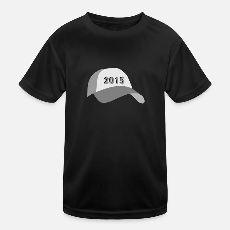 capy 2015 Basecap Kappe Mütze Geschenk - Kinder Funktions-T-Shirt - Schwarz