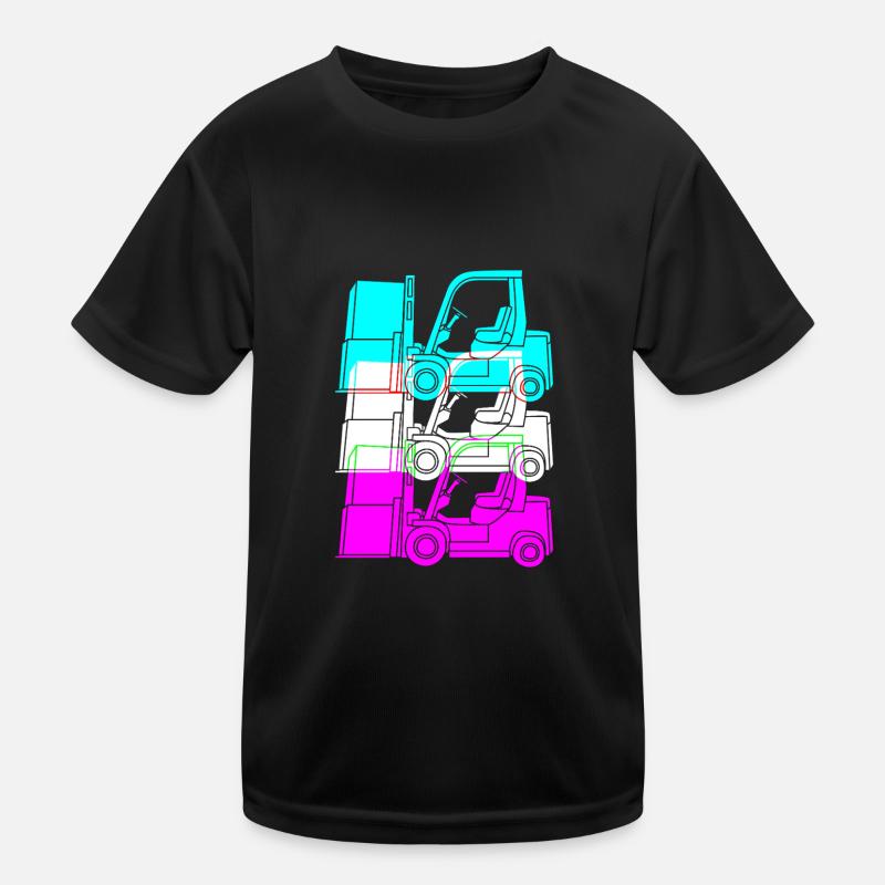 Conducteur de chariot élévateur T-shirt sport Enfant