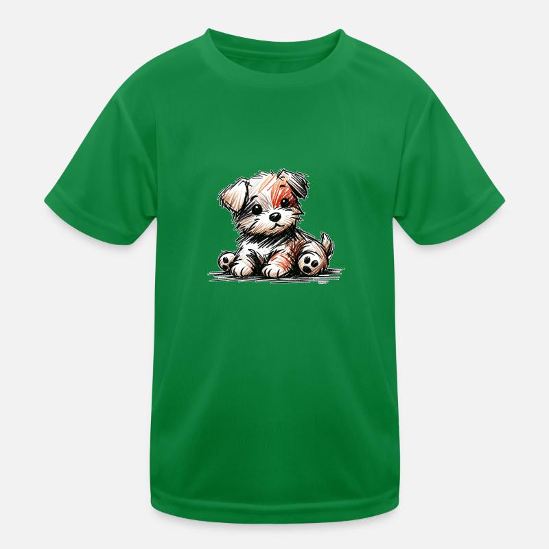 Chiot T-shirt sport Enfant