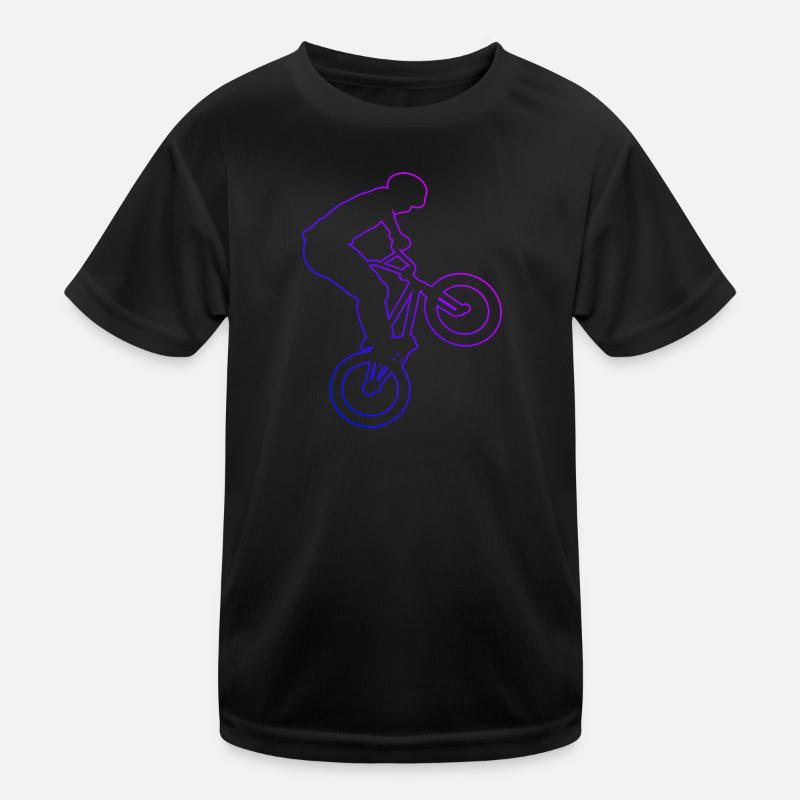 BMX Hommes BMX Vélo BMX Garçons Cyclisme T-shirt sport Enfant