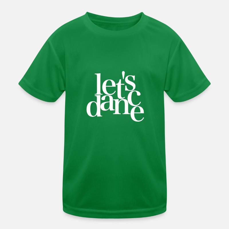 Let's dance - white - Danceshirt Kids Functional T-Shirt
