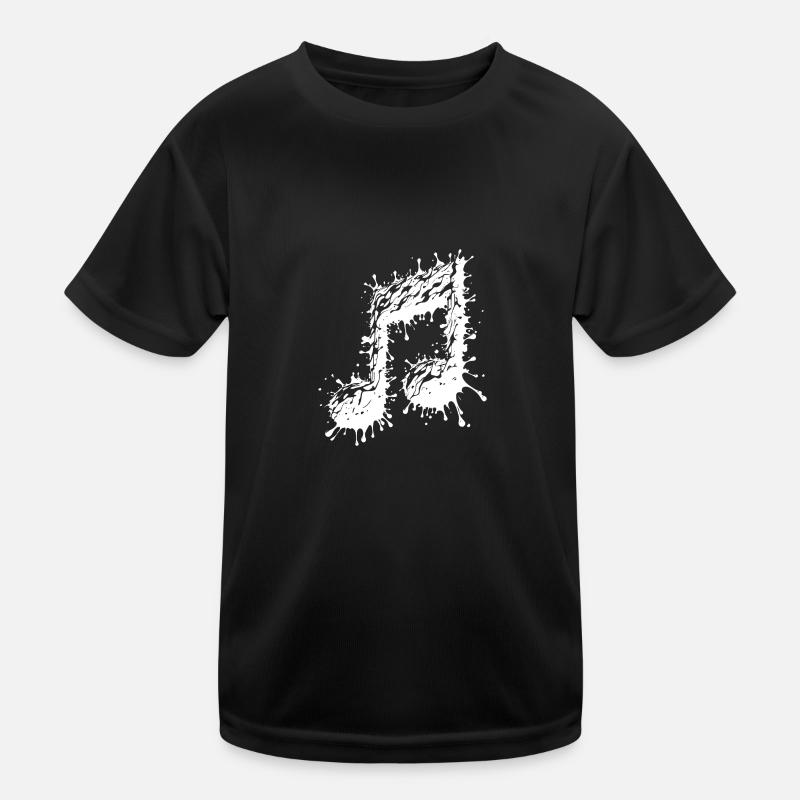 Partition de musique fluide et fluide T-shirt sport Enfant